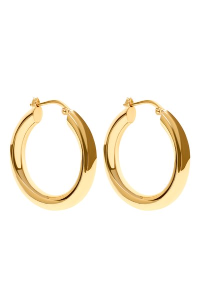 Серьги JIL SANDER золотого цвета по цене 55550 руб., арт. J11VG0001 J12002/G0LD, фото 3 Серьги JIL SANDER, арт. J11VG0001 J12002/G0LD, фото 3