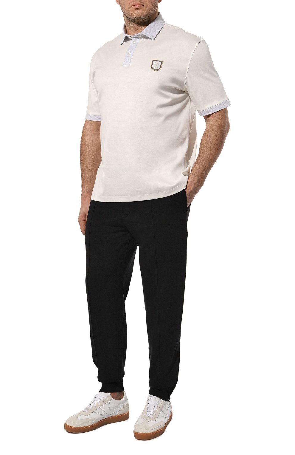 Хлопковые джоггеры BRUNELLO CUCINELLI, арт. M0T353263G, фото 2