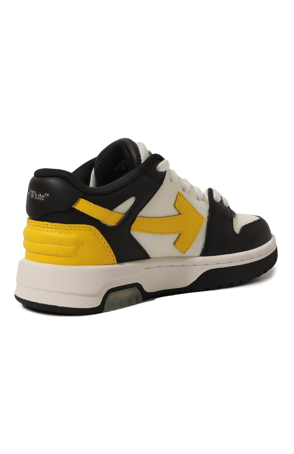 Кожаные кеды out of office OFF-WHITE, арт. 0BIA011S24LEA002/28-34, фото 3