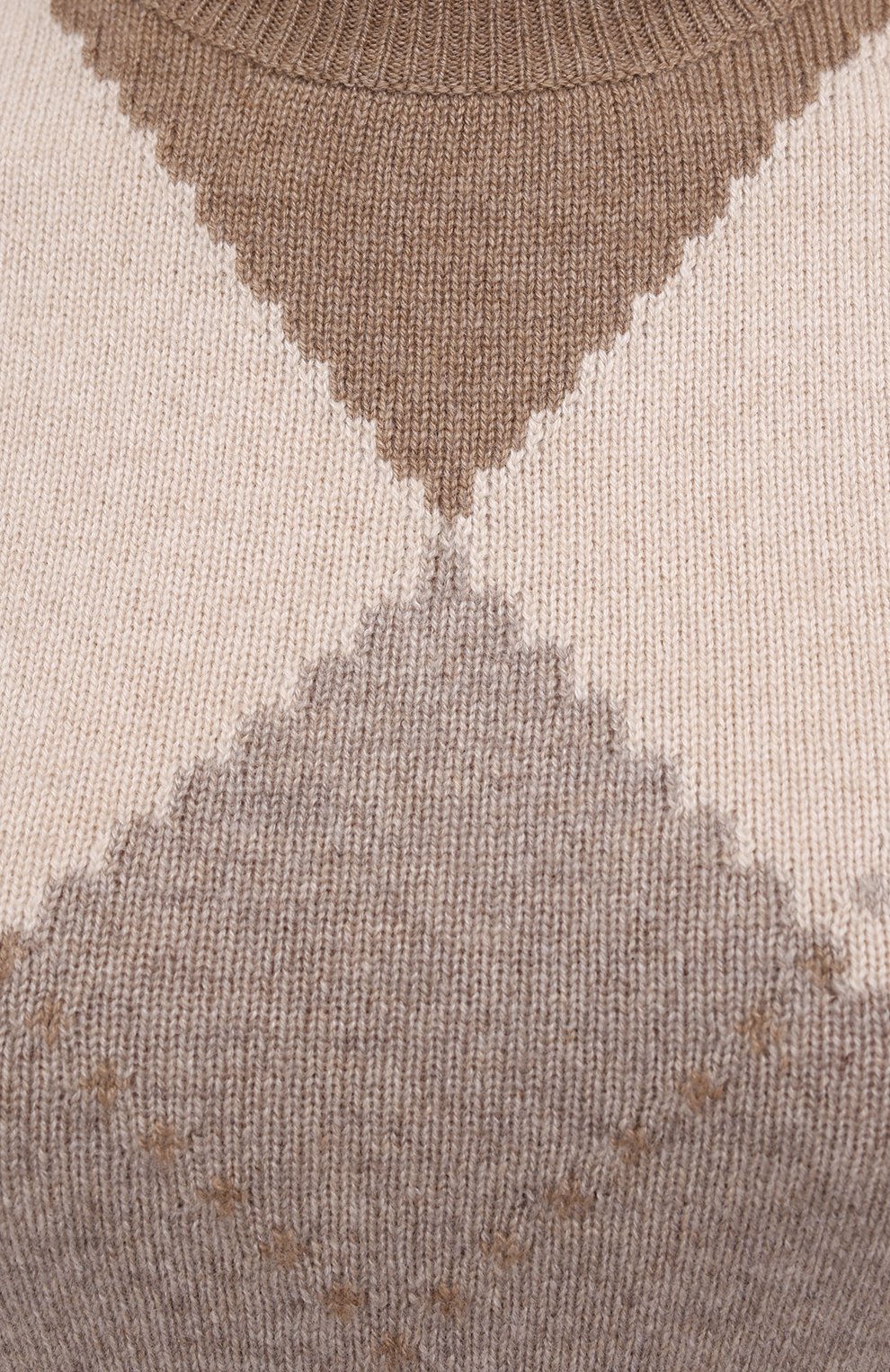 Кашемировый пуловер LORO PIANA светло-бежевого цвета по цене 185000 руб., арт. FAL3595, фото 5 Кашемировый пуловер LORO PIANA, арт. FAL3595, фото 5