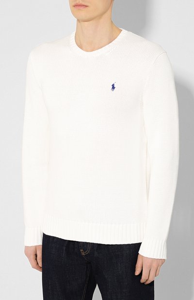 Хлопковый свитер POLO RALPH LAUREN, арт. 710727573, фото 3
