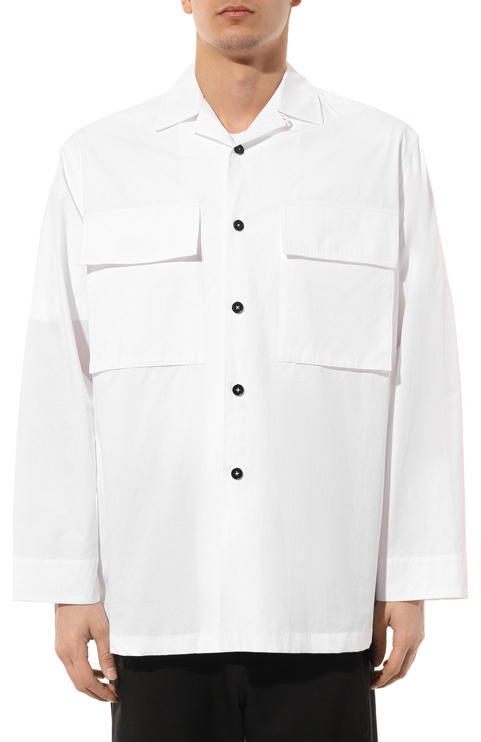 Хлопковая рубашка JIL SANDER, арт. J47DL0144/J45127, фото 3