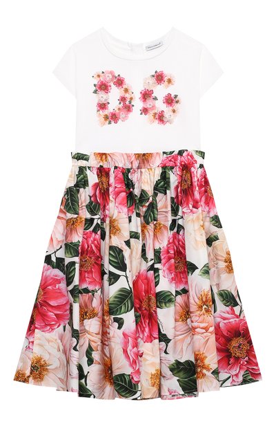 Хлопковое платье DOLCE & GABBANA, арт. L5JD1S/G7YFA/8-14, фото 1
