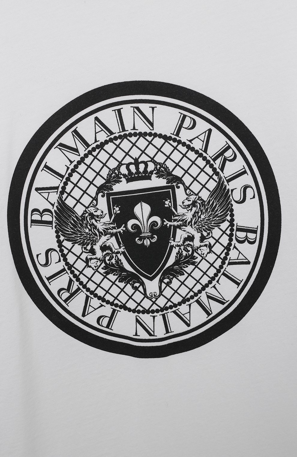 Хлопковая футболка BALMAIN, арт. 6Q8721, фото 3