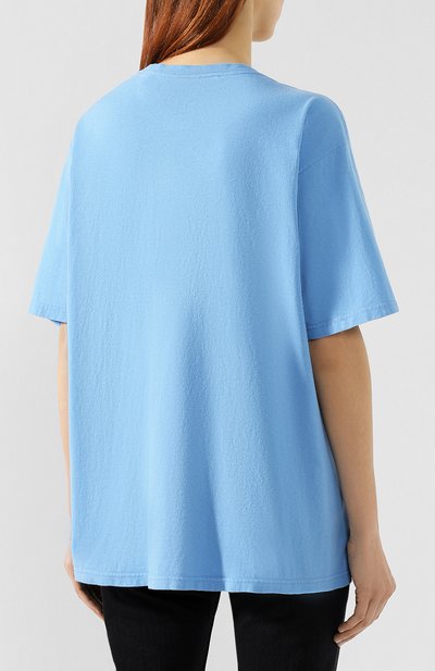 Хлопковая футболка NIGHTMARKET.IT разноцветного цвета по цене 43600 руб., арт. PEARL.1, фото 4 Хлопковая футболка NIGHTMARKET.IT, арт. PEARL.1, фото 4