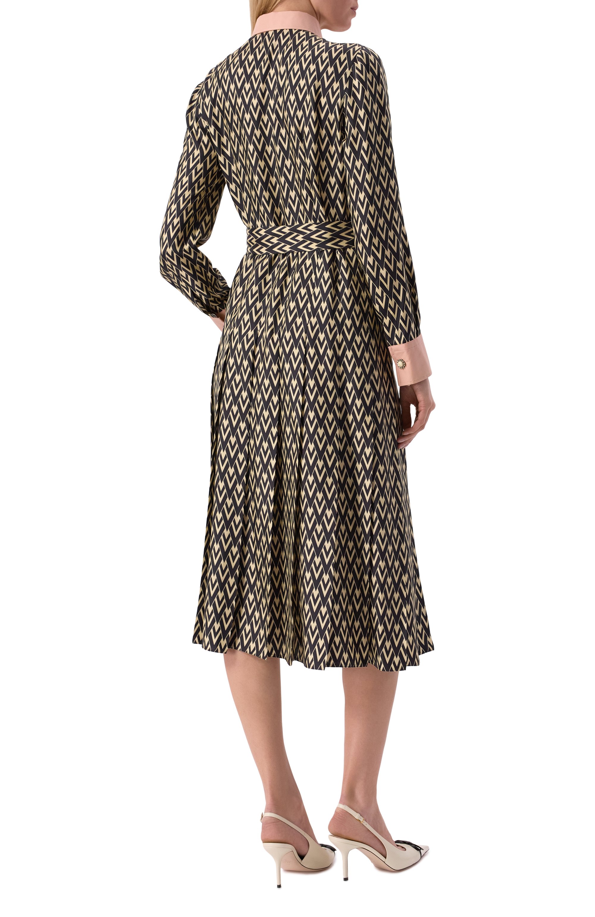 Шелковое платье VALENTINO, арт. 6B3VAEY590R, фото 4