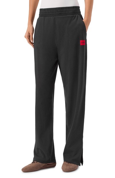 Хлопковая пижама HUGO черного цвета по цене 12500 руб., арт. 50549929, фото 5 Хлопковая пижама HUGO, арт. 50549929, фото 5