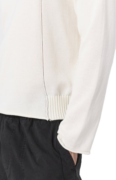 Хлопковый джемпер ISABEL BENENATO белого цвета по цене 59950 руб., арт. UK11S25, фото 5 Хлопковый джемпер ISABEL BENENATO, арт. UK11S25, фото 5