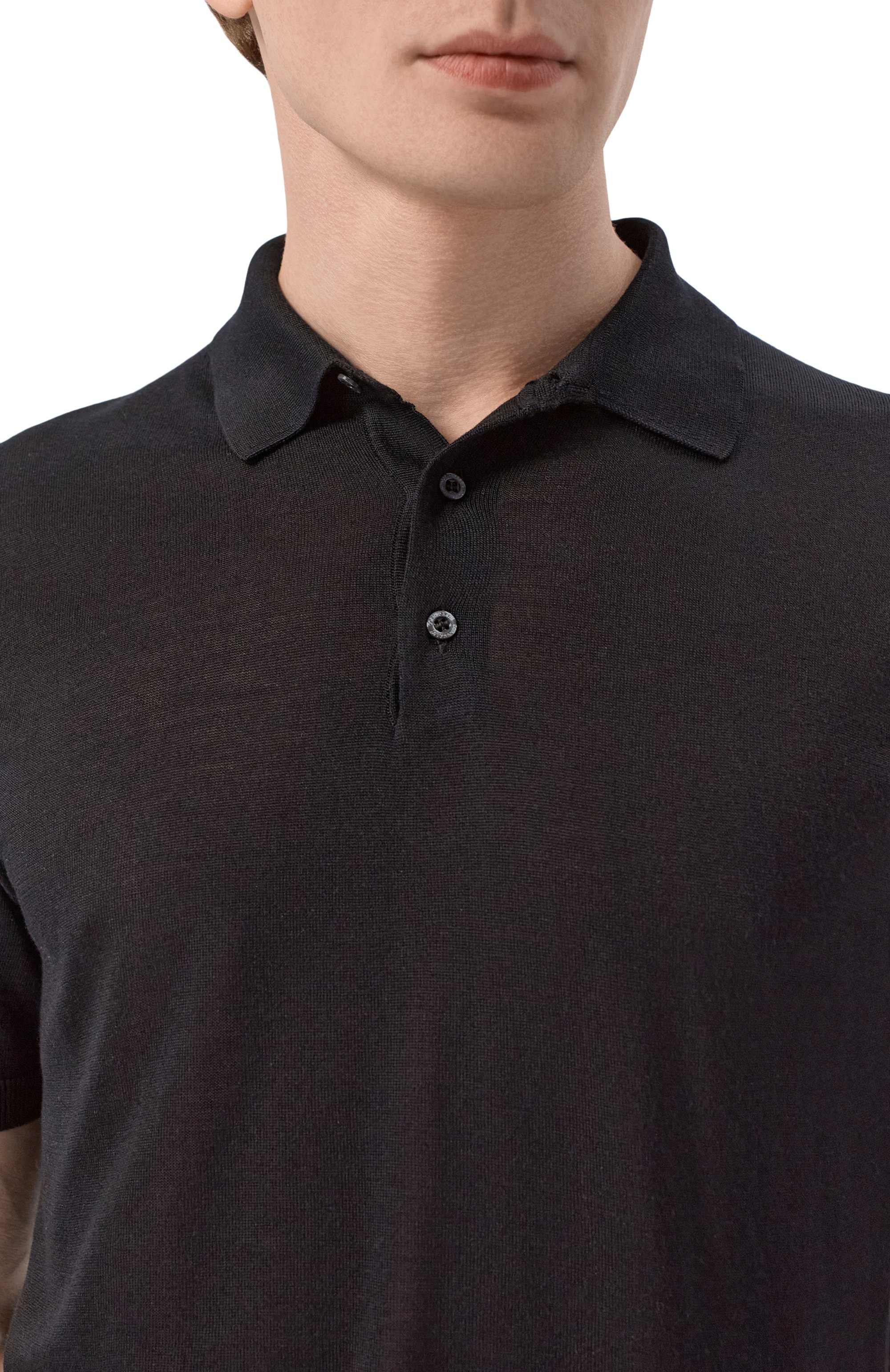 Шелковое поло CORNELIANI, арт. 27M902/2725107, фото 5