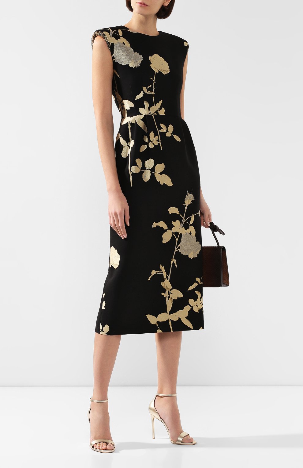 Платье из смеси шерсти и вискозы DRIES VAN NOTEN, арт. 192-11047-8361, фото 2