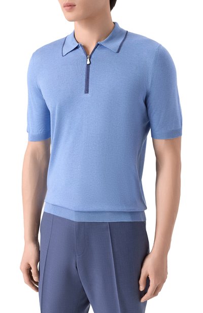 Шелковое поло GRAN SASSO, арт. 43166/23506, фото 3