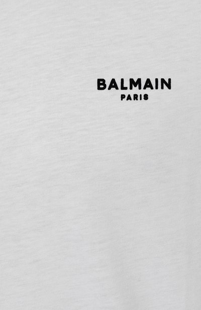 Хлопковая футболка BALMAIN, арт. DH1EF000/BB04, фото 5