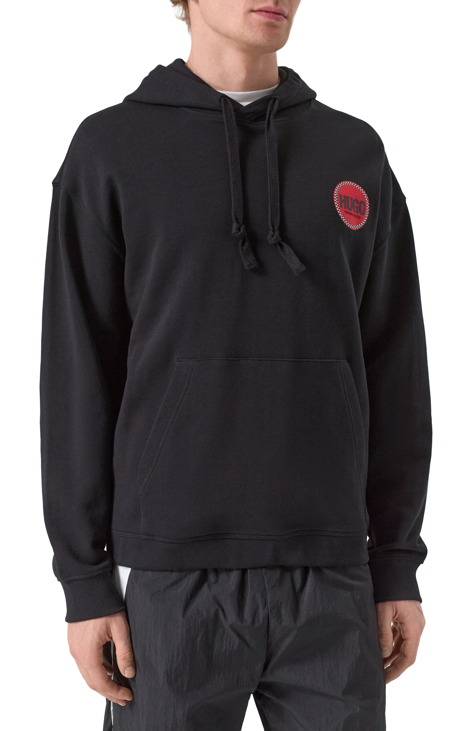 Хлопковое худи HUGO, арт. 50530658, фото 3