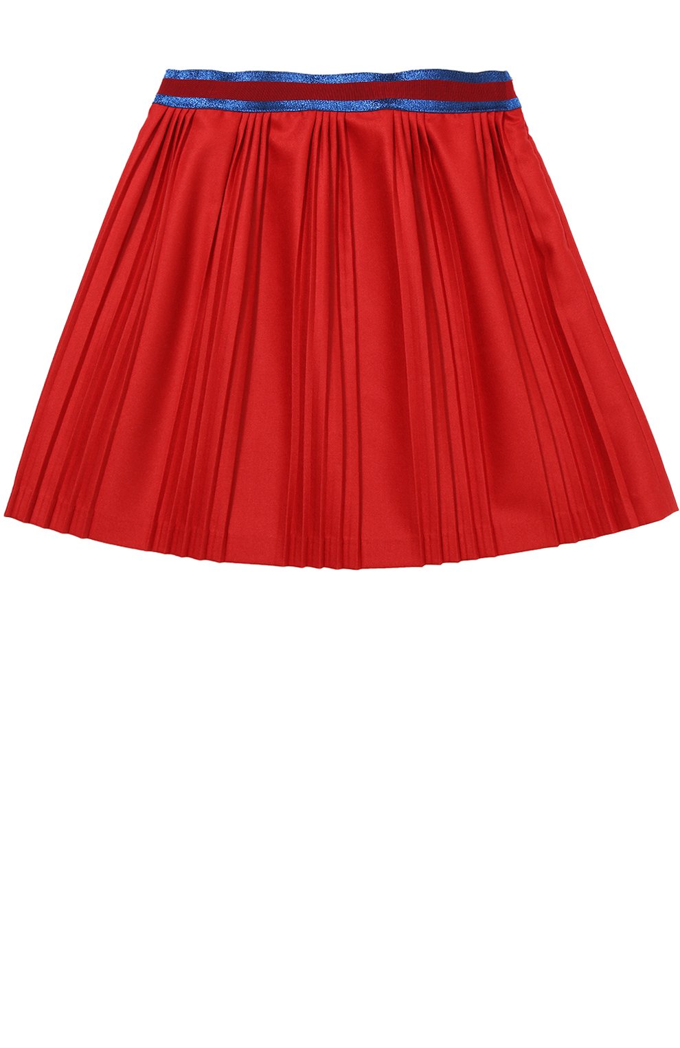 Плиссированная юбка с контрастным поясом GUCCI, арт. 477751/XBC07, фото 1