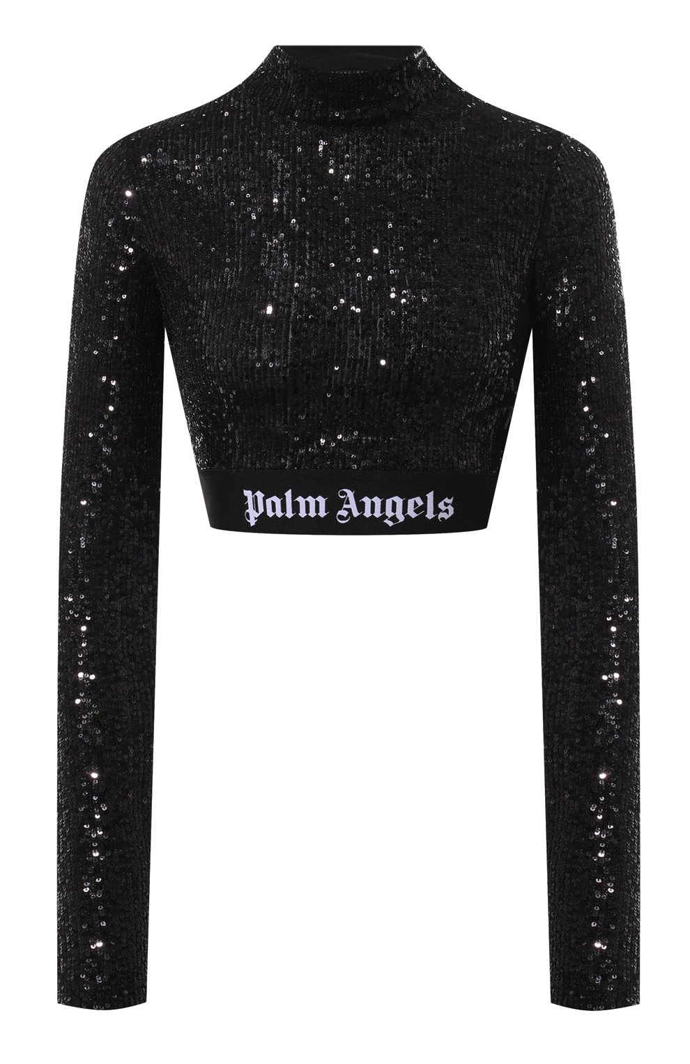Топ с отделкой пайетками PALM ANGELS, арт. PWAD067F24FAB002, фото 1