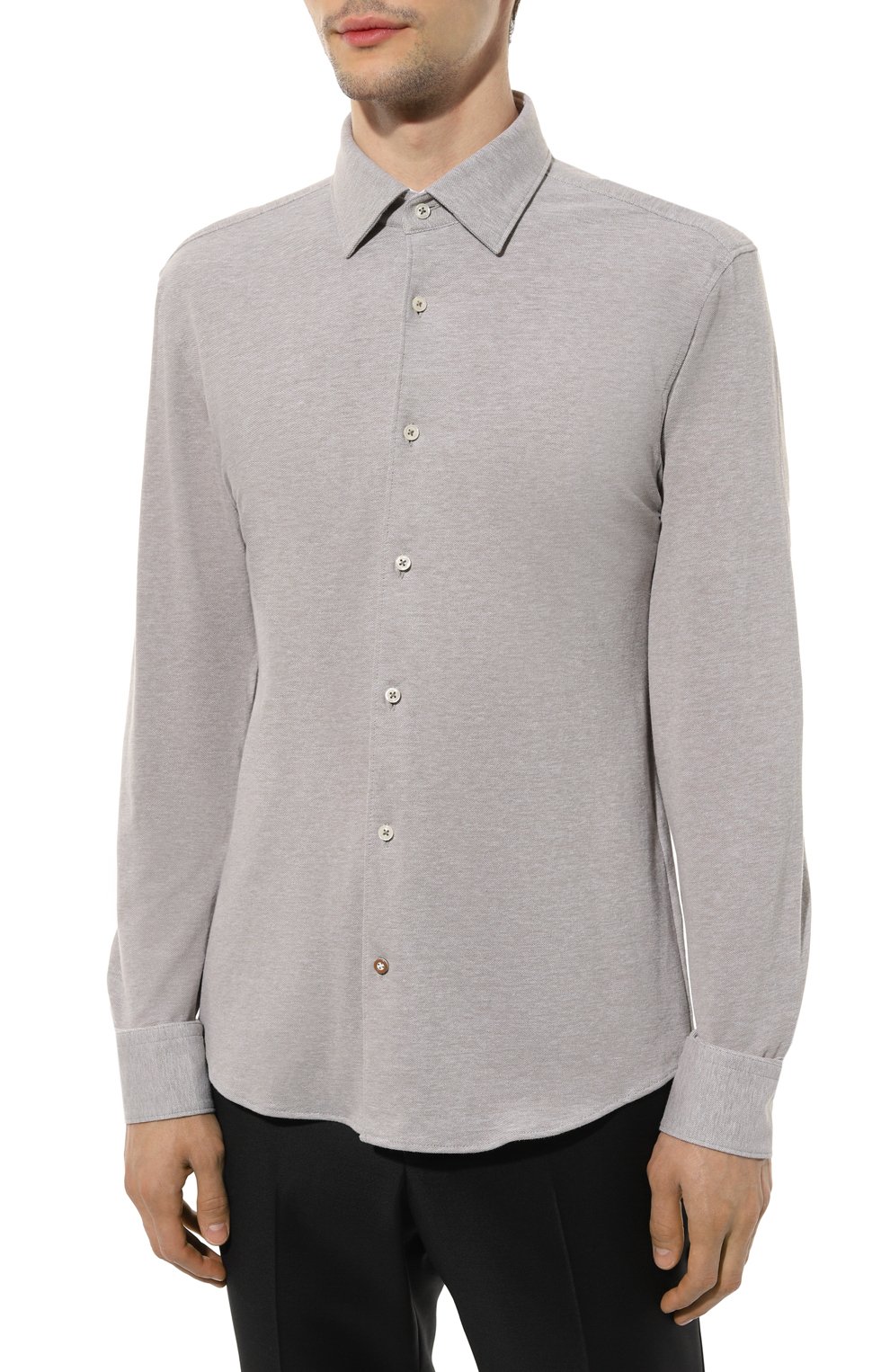 Хлопковая рубашка BOSS, арт. 50496870, фото 3