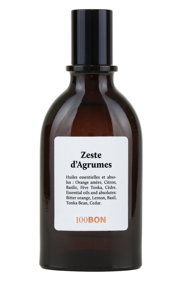 Парфюмерная вода zeste d'agrumes (50ml) 100BON бесцветного цвета, арт. 50104BON | Фото 1 (Региональные ограничения белый список (Axapta Mercury): Не проставлено; Нос: Не проставлено; Тип продукта - парфюмерия: Парфюмерная вода; Ограничения доставки: flammable)