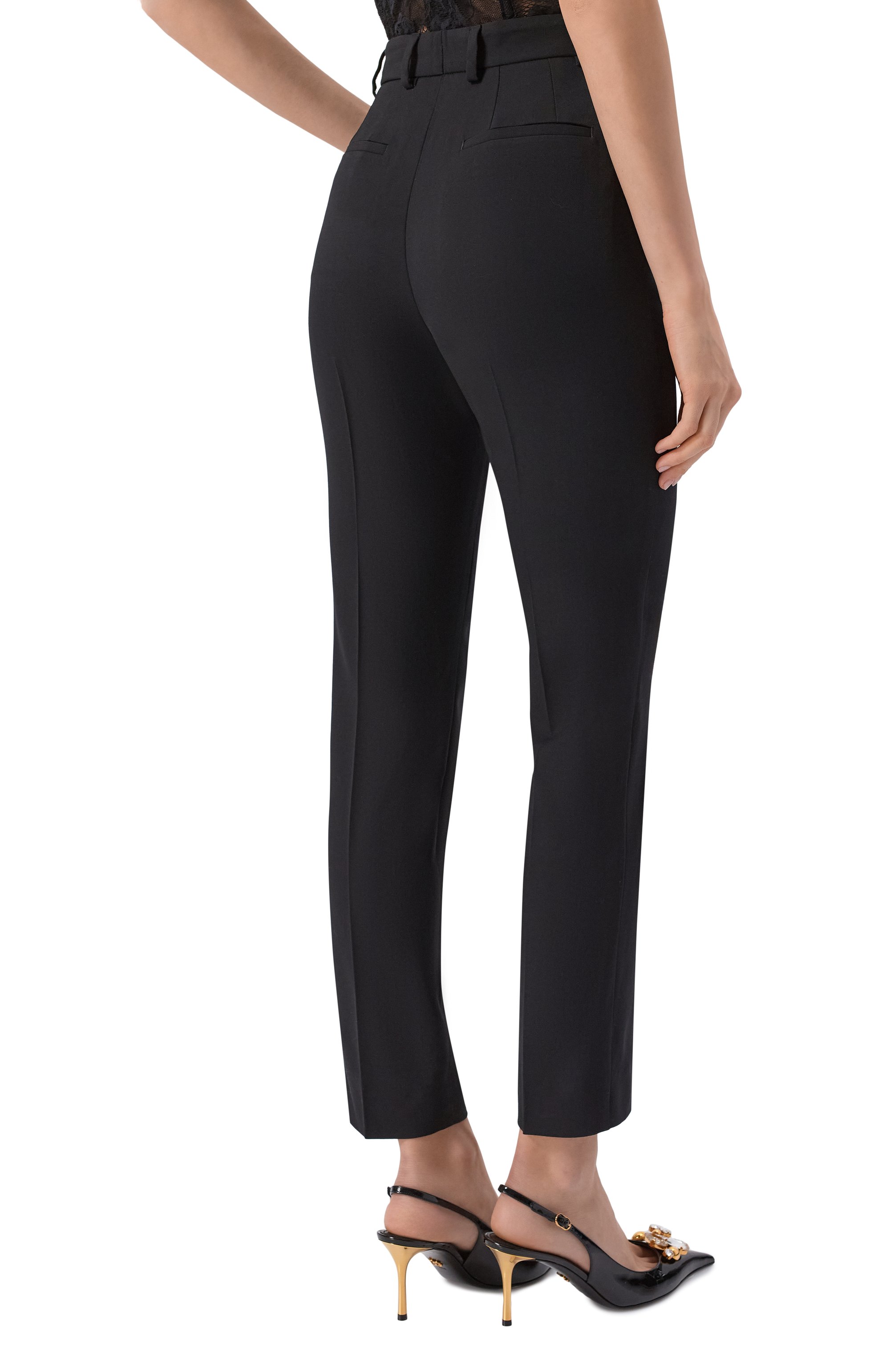 Шерстяные брюки DOLCE & GABBANA, арт. FTAM2T/GDDPS, фото 4