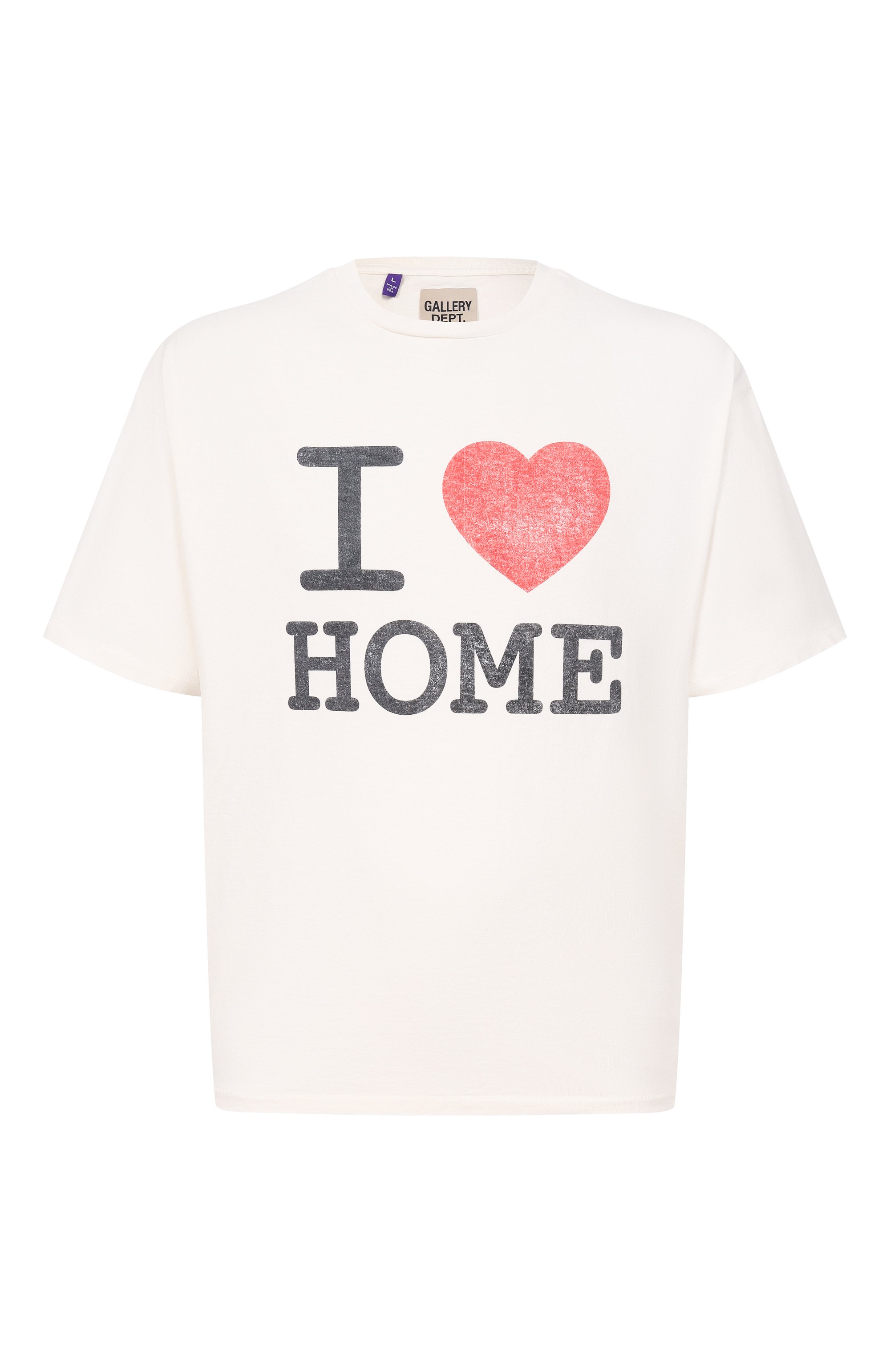 Хлопковая футболка GALLERY DEPT., арт. T0P032/C0TT0N, фото 1