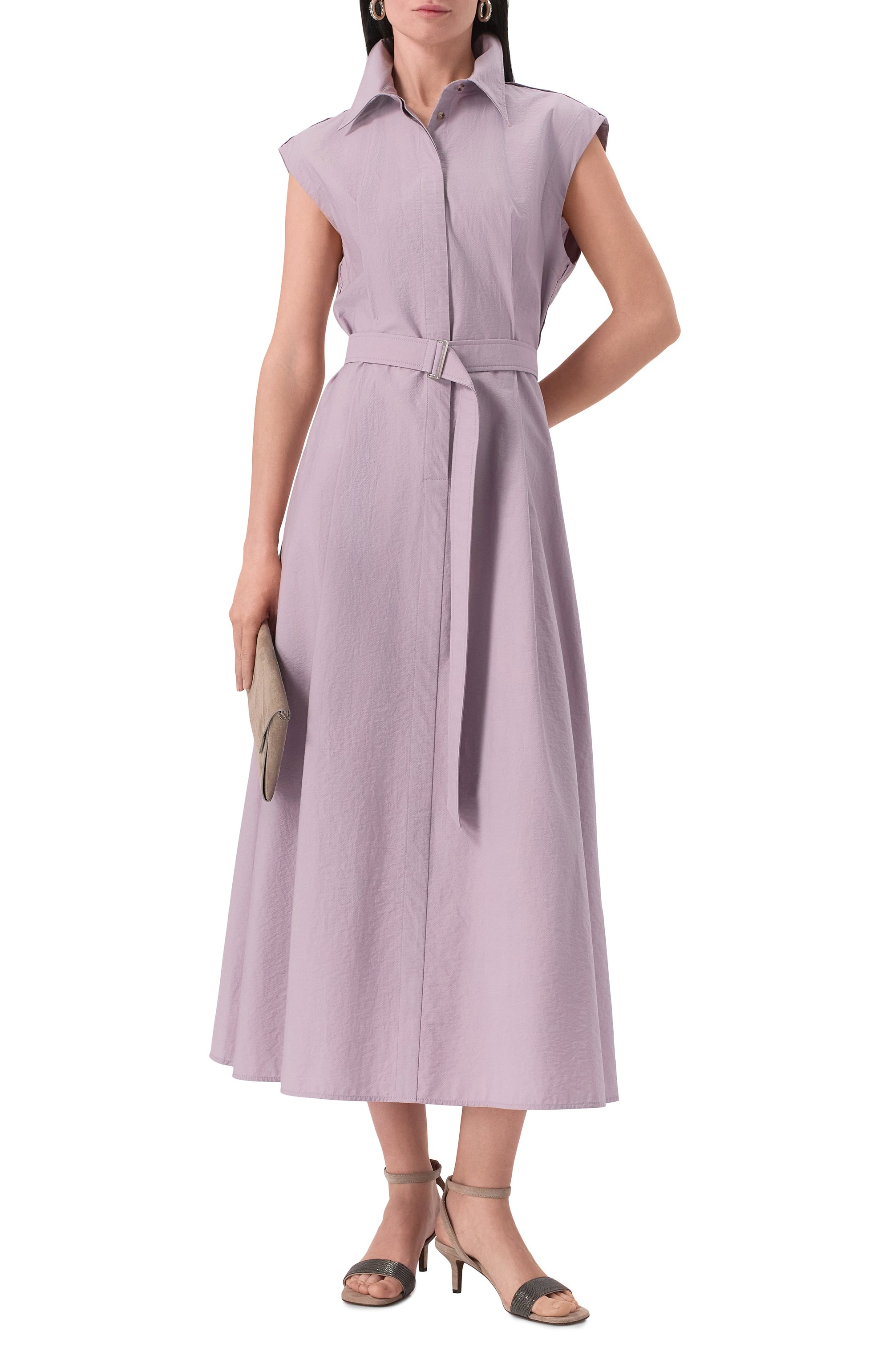 Хлопковое платье BRUNELLO CUCINELLI, арт. ML140A5286, фото 2