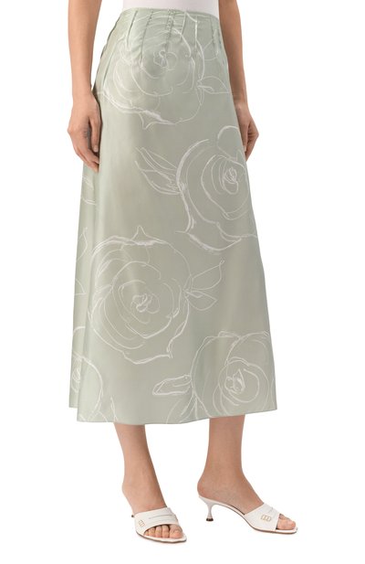 Атласная юбка MARNI, арт. G0MA0729A0/UTSG31, фото 3