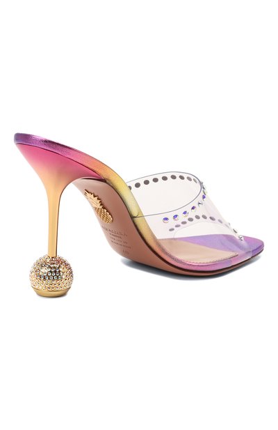 Мюли secrets 95 AQUAZZURA, арт. SCRHIGM0-TNP-TST, фото 4