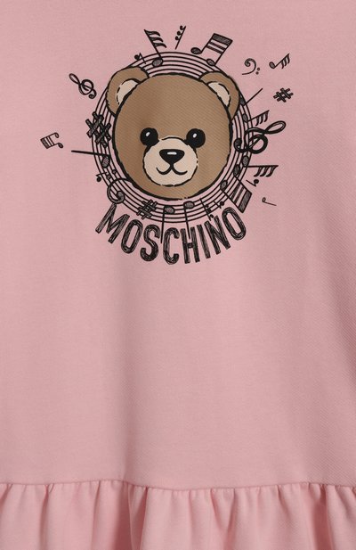 Хлопковое платье MOSCHINO, арт. HDV0GS/LCA23/10-14, фото 3