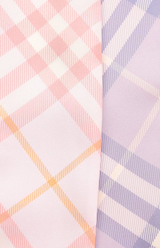 Шелковый шарф-твилли Burberry 8110364 Розовый  8110364 Фото 4