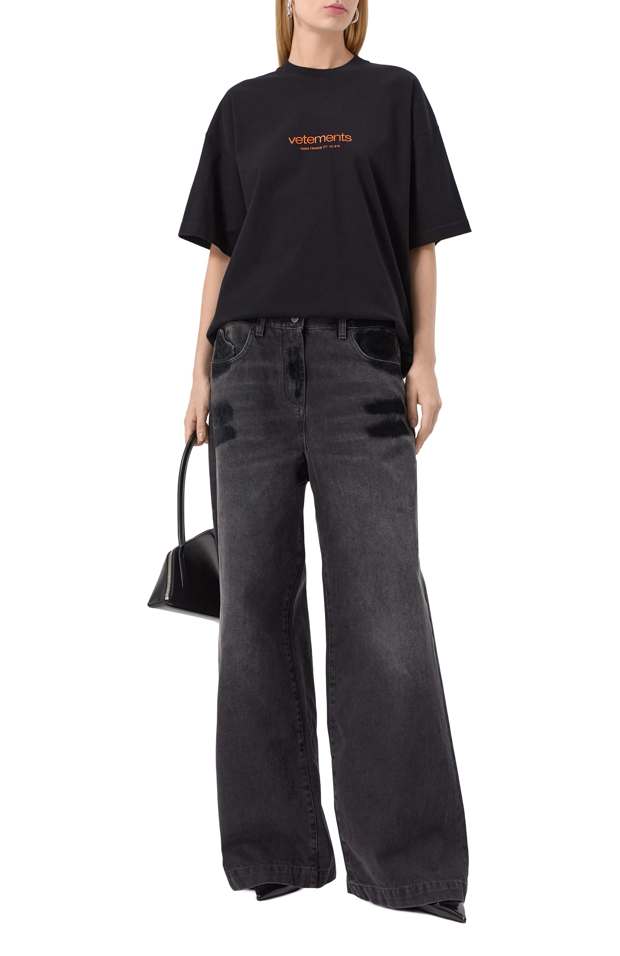 Хлопковая футболка VETEMENTS, арт. UE64TR150B, фото 2