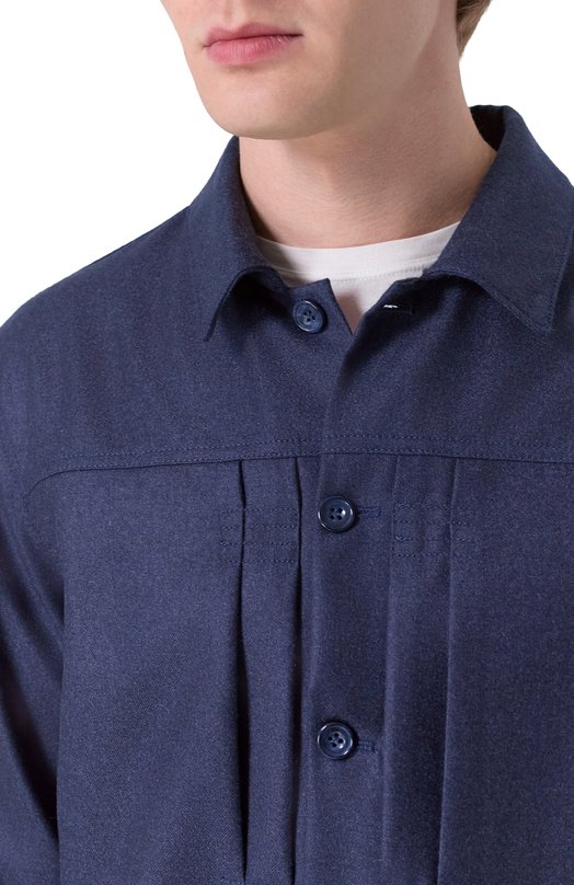 Кашемировая куртка-рубашка MVST M25.1PM.J001* Синий  M25.1PM.J001* Фото 5
