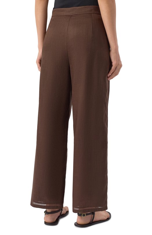 Брюки Max Mara Studio DAZZY Коричневый  DAZZY Фото 4