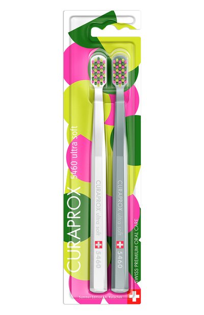 Набор зубных щеток duo summer ultrasoft d 0,10 мм (2 шт.) CURAPROX, арт. 7612412431070, фото 1