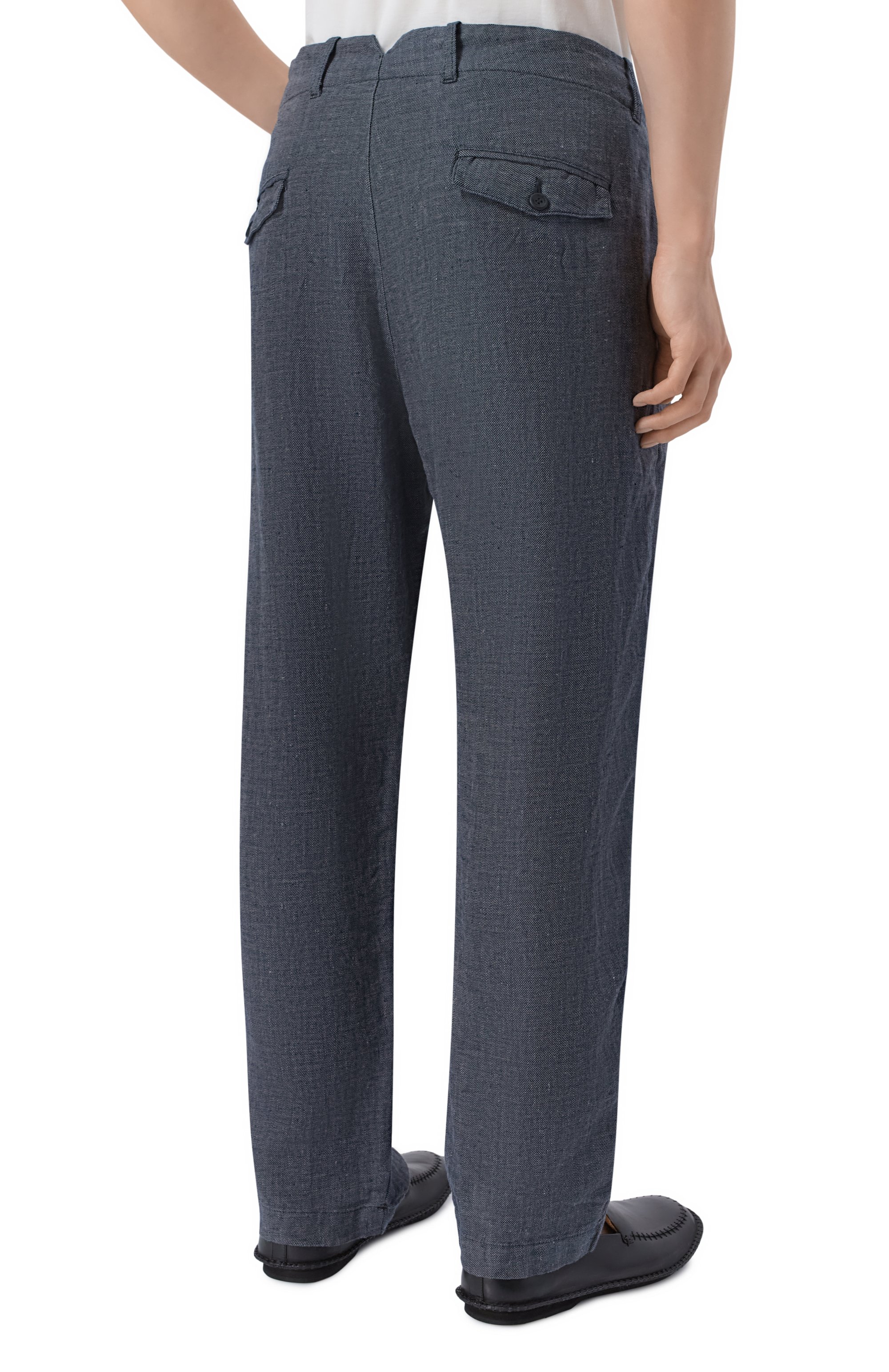 Льняные брюки HANNES ROETHER, арт. PA21DRE.6048, фото 4