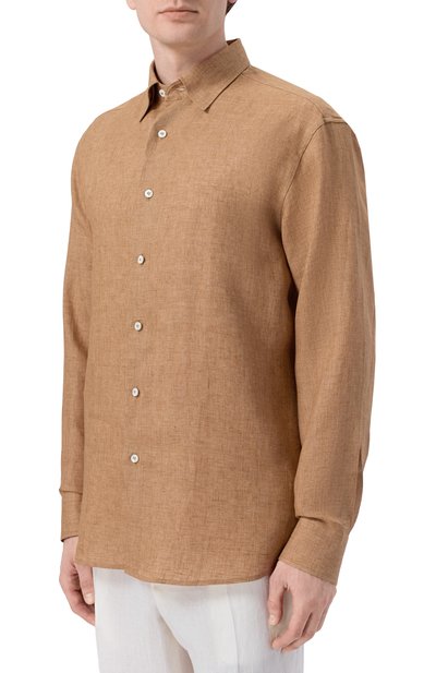 Льняная рубашка BRIONI, арт. SCAY0L/P9111, фото 3