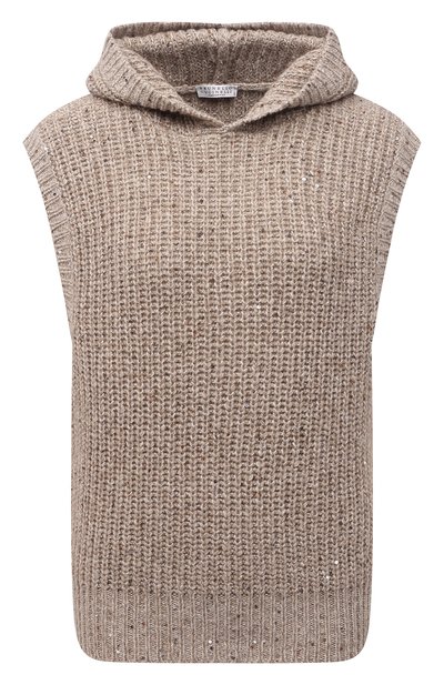 Жилет из кашемира и шерсти BRUNELLO CUCINELLI, арт. MBC356209, фото 1