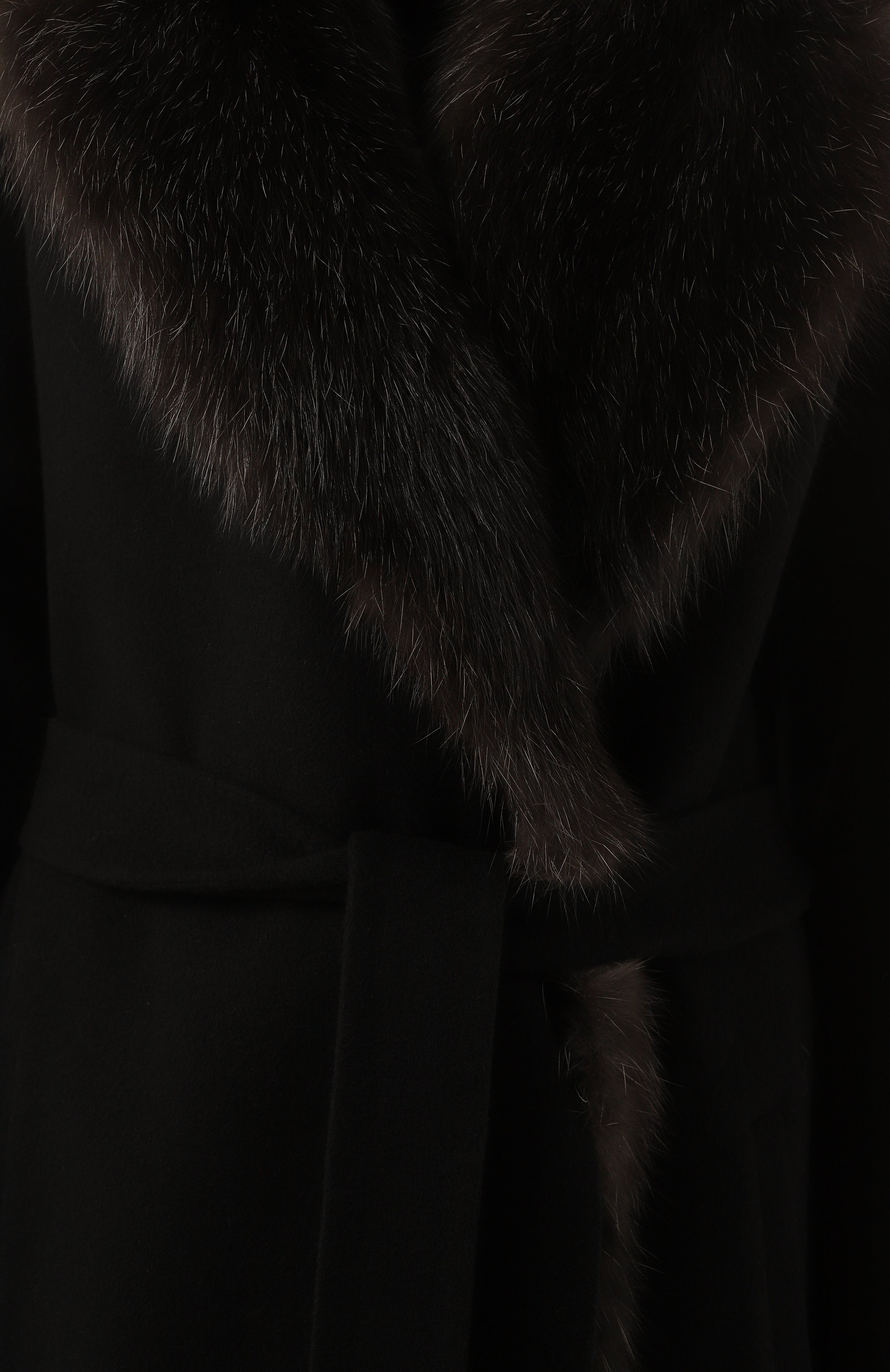 Пальто из шерсти и кашемира с отделкой из соболя MVST, арт. FTBPL-Y326-1SB/LP1432, фото 6