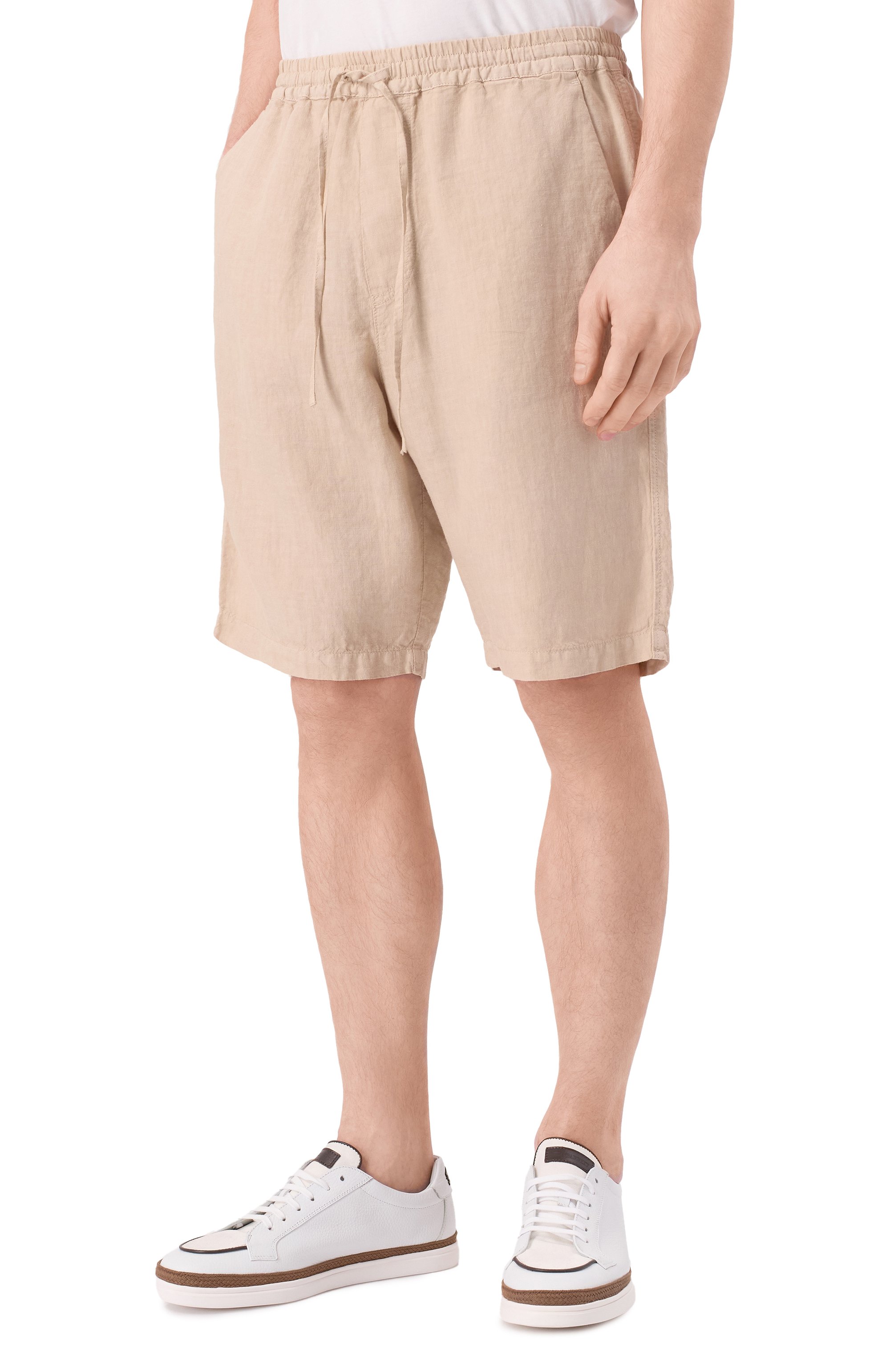 Льняные шорты 120% LINO, арт. 32ALIM29CM/0253/000, фото 3