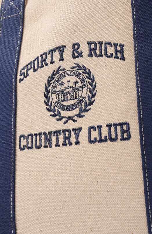 Сумка-тоут Varsity Crest Sporty and Rich BA006516218BE06 Кремовый  BA006516218BE06 Фото 6