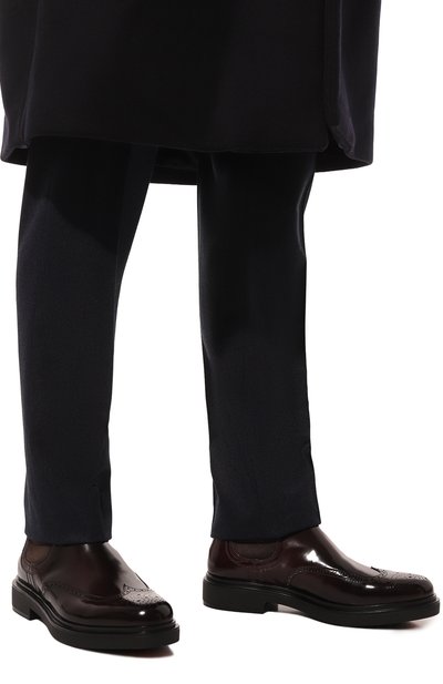 Кожаные челси SANTONI, арт. MGWG17855NERIPFG, фото 3