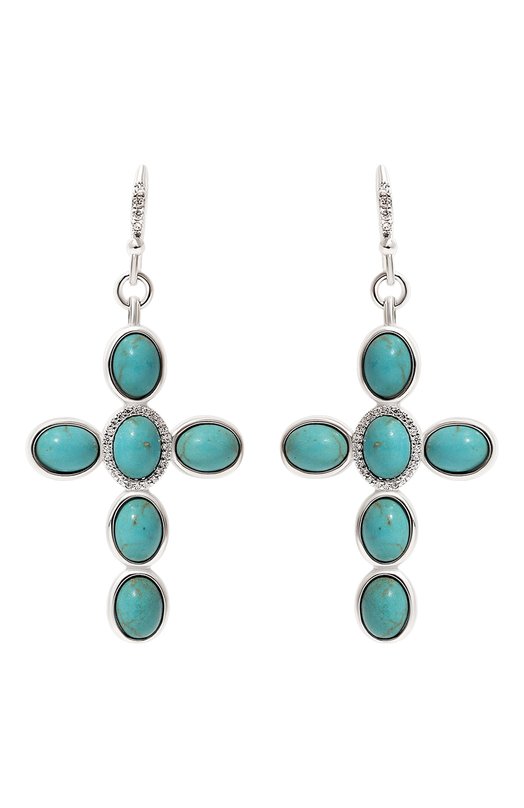 Серьги Luv Aj FALL23-E-TCE-S Голубой FALL23-E-TCE-S
