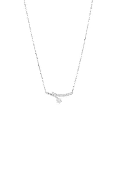 Колье matrix SWAROVSKI серебряного цвета по цене 19850 руб., арт. 5753568, фото 3 Колье matrix SWAROVSKI, арт. 5753568, фото 3