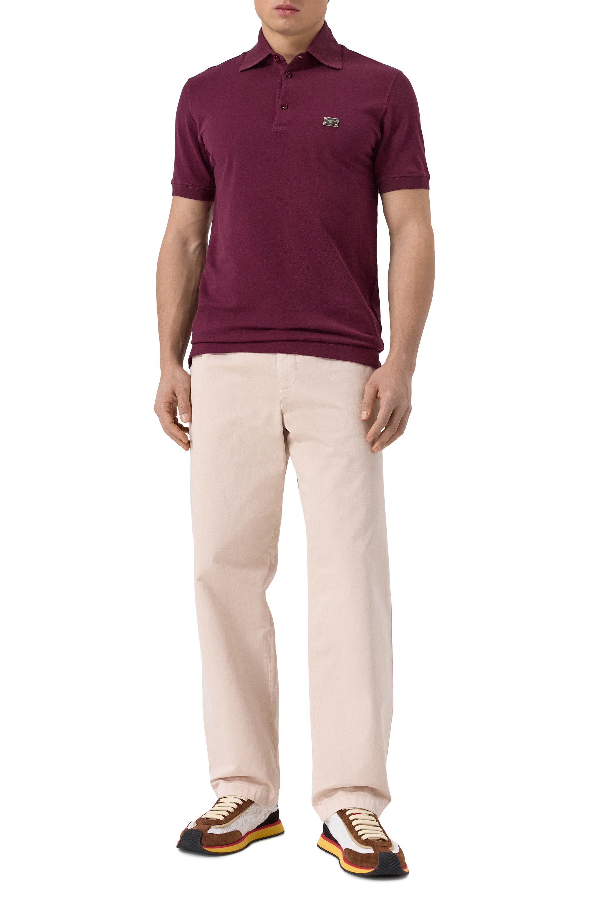 Хлопковое поло DOLCE & GABBANA, арт. G8SN1T/FU7EN, фото 2