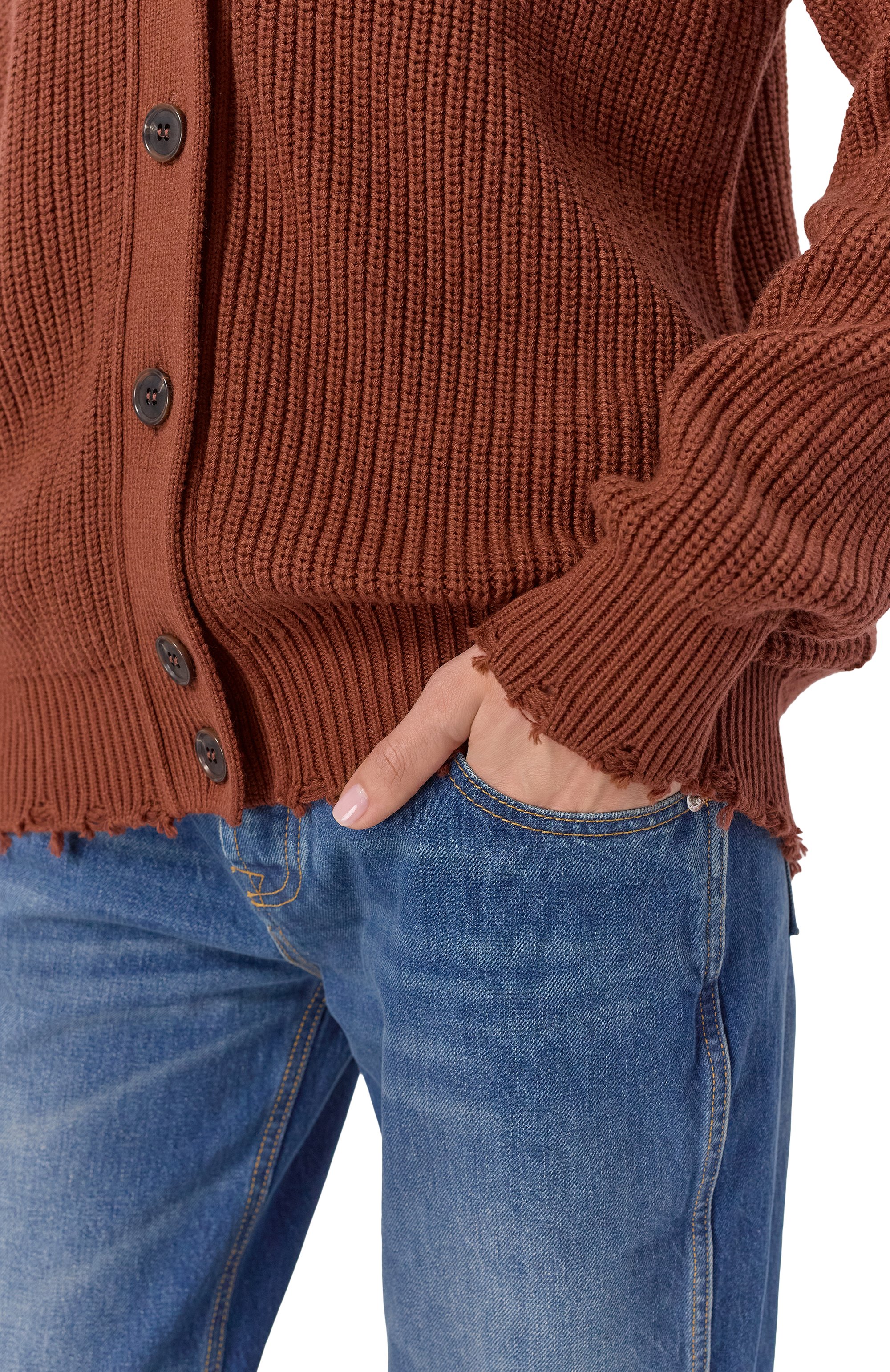 Кардиган из хлопка и шерсти ADDICTED, арт. AD029, фото 5