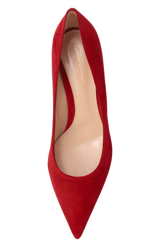 Замшевые туфли Gianvito 55 Gianvito Rossi G20336.55RIC.CAMR0UG Красный  G20336.55RIC.CAMR0UG Фото 6
