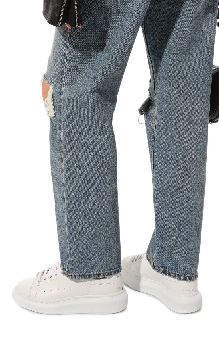 Кожаные кеды oversized ALEXANDER MCQUEEN, арт. 553770/WHGP09000, фото 1