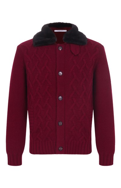 Мужской кашемировый кардиган с меховой отделкой KANGRA, арт. 9351/56 02