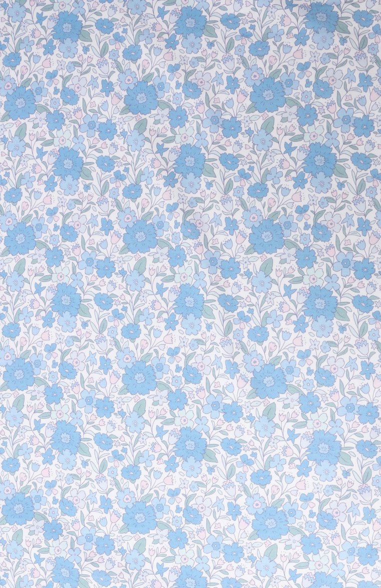 Детского хлопковый плед BABYBU голубого цвета, арт. BI-E1008ES | Фото 3 (Материал: Хлопок, Текстиль; Нос: Не проставлено; Автоматизация состава: Проставлено)