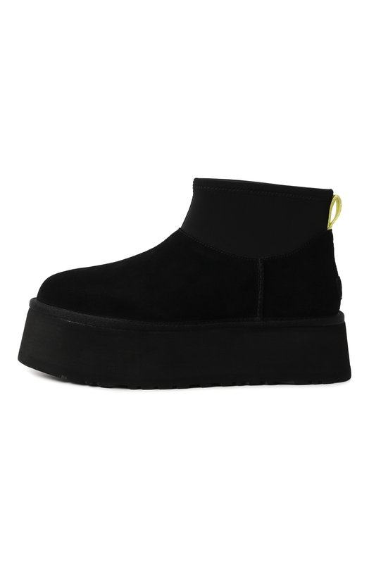 Замшевые полусапоги Classic Mini Dipper UGG 1168170 Чёрный  1168170 Фото 4