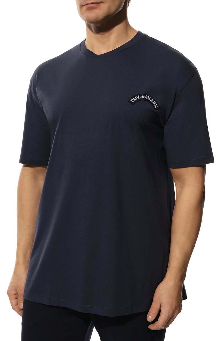 Хлопковая футболка PAUL&SHARK, арт. 22411130/3XL-6XL, фото 3