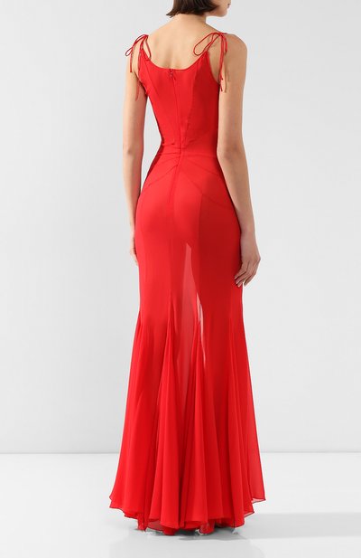 Шелковое платье ALESSANDRA RICH, арт. FAB1880U-F2060, фото 4